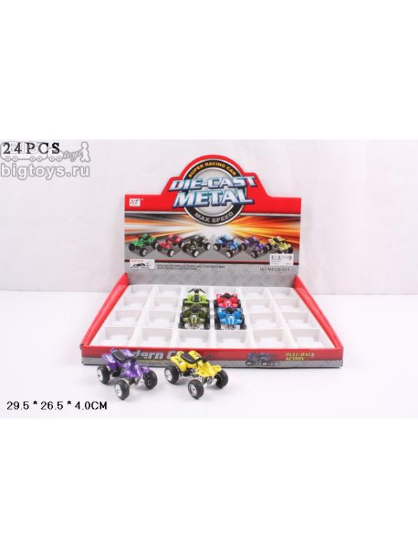 инерц. металл. квадроцикл 6 цв.