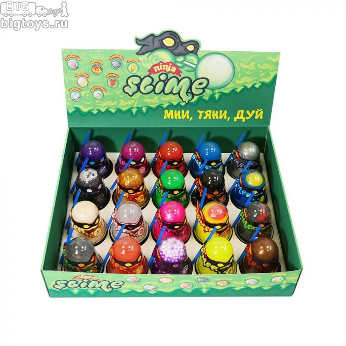 Игрушка TM 'Slime Ninja' 130г. 20 видов в асс.