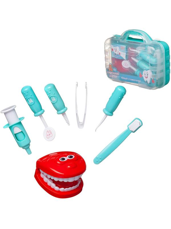 Игровой набор ABtoys Маленький доктор Юный стоматолог в чемоданчике