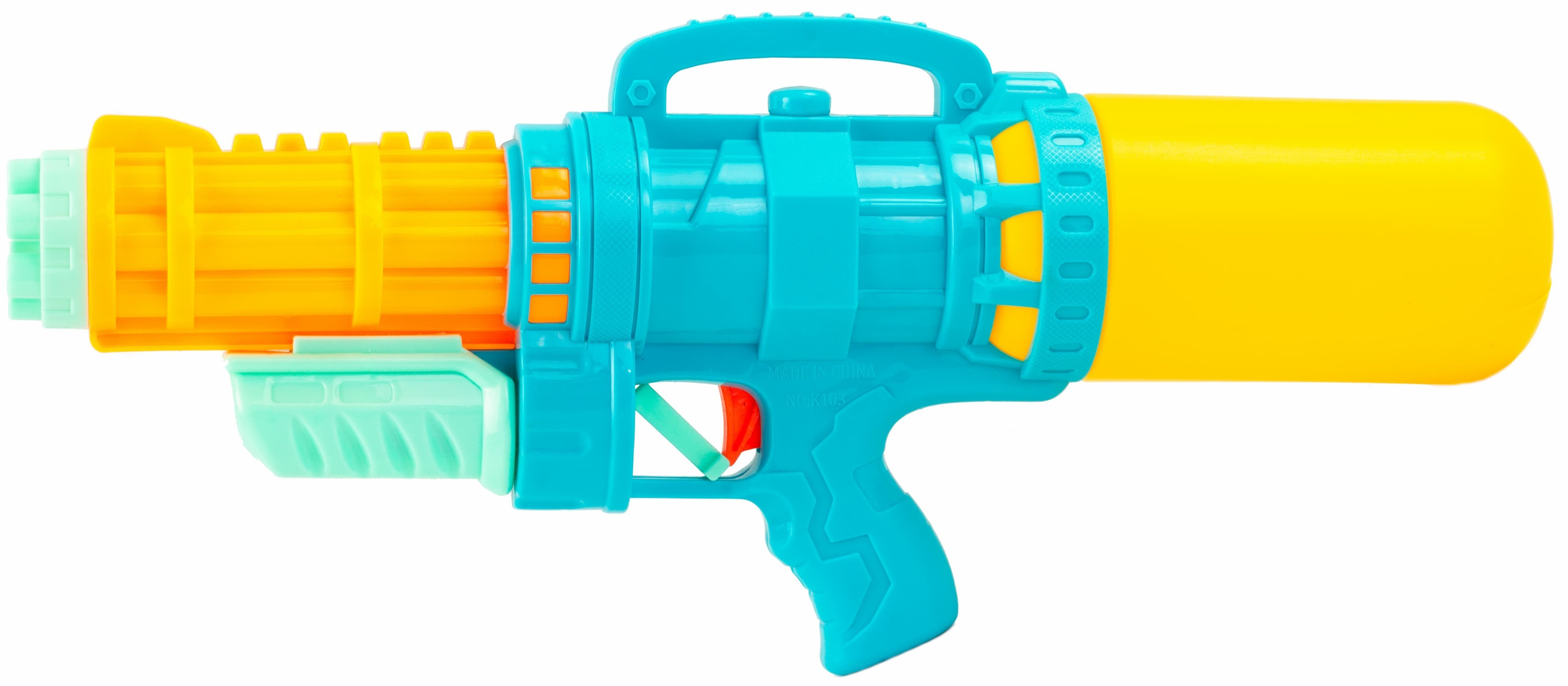 Водный бластер «Shot Wave Air Pressure» 42 см., K103 / Оранжево-голубой