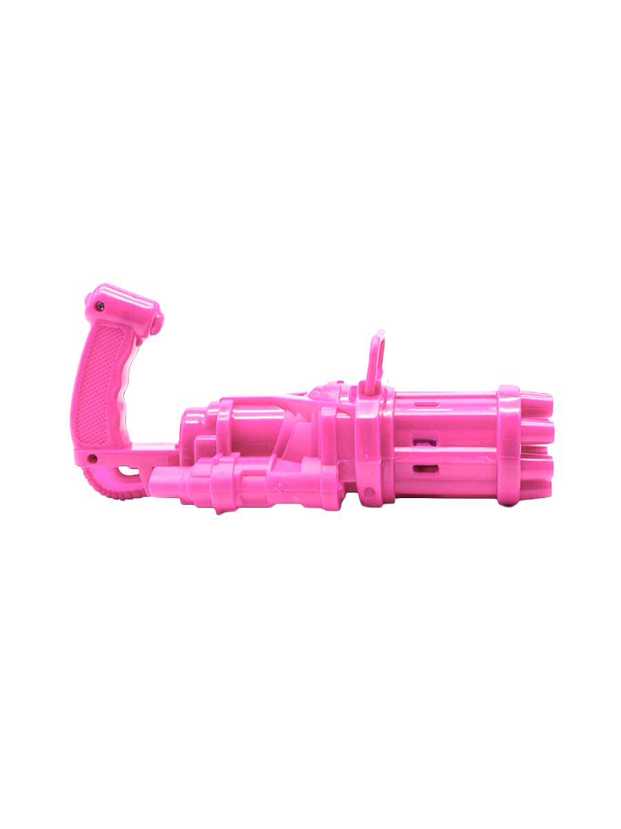 Пистолет-генератор мыльных пузырей «Bubble Blaster» на батарейках, со светом  3939-130 / Розовый