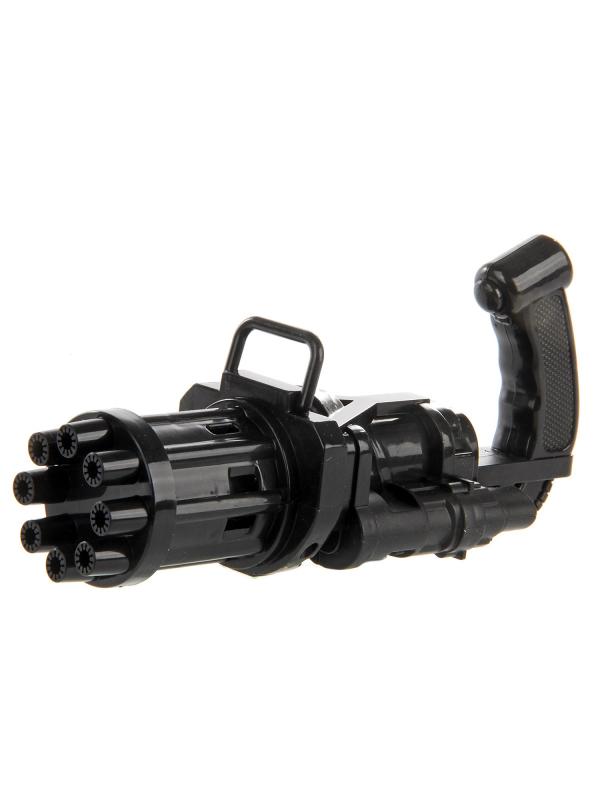 Пистолет-генератор мыльных пузырей «Bubble Blaster» на батарейках, со светом  3939-130 / Черный