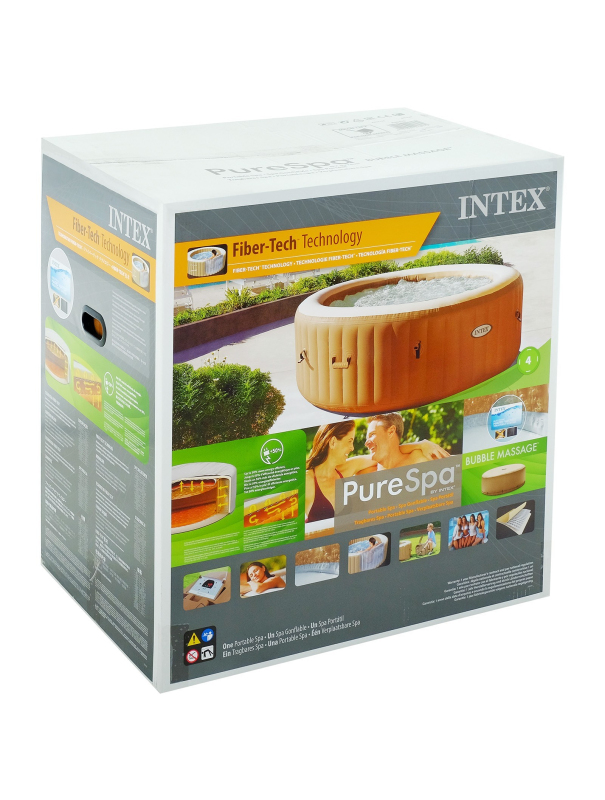 Надувной SPA бассейн Intex BUBBLE MASSAGE 28476, 196 х 71 см, 220-240V, от 6 лет