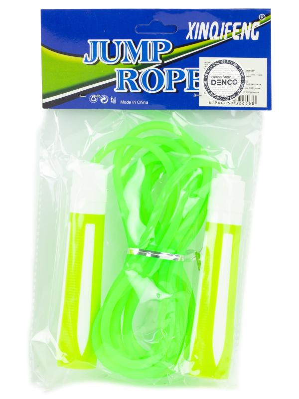 Скакалка-Прыгалка гимнастическая XinqiFeng «Jump Rope» E32656, 2,7 м. / Зеленый