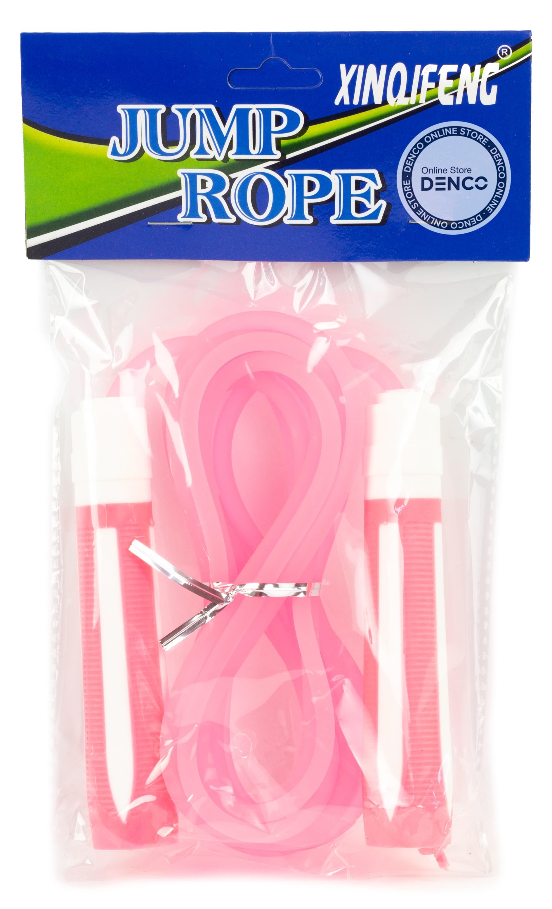 Скакалка-Прыгалка гимнастическая XinqiFeng «Jump Rope» E32656, 2,7 м. / Розовый