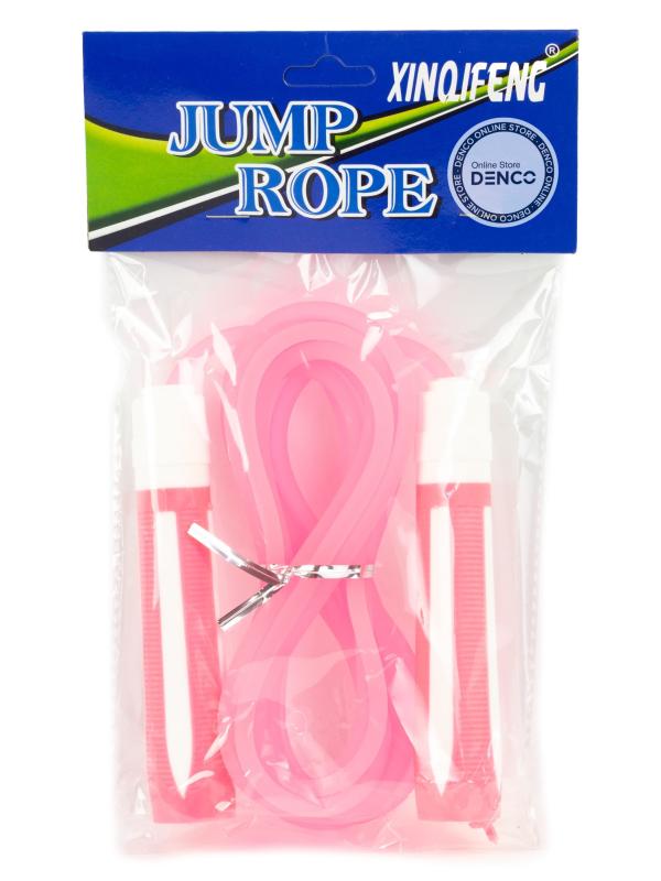 Скакалка-Прыгалка гимнастическая XinqiFeng «Jump Rope» E32656, 2,7 м. / Розовый