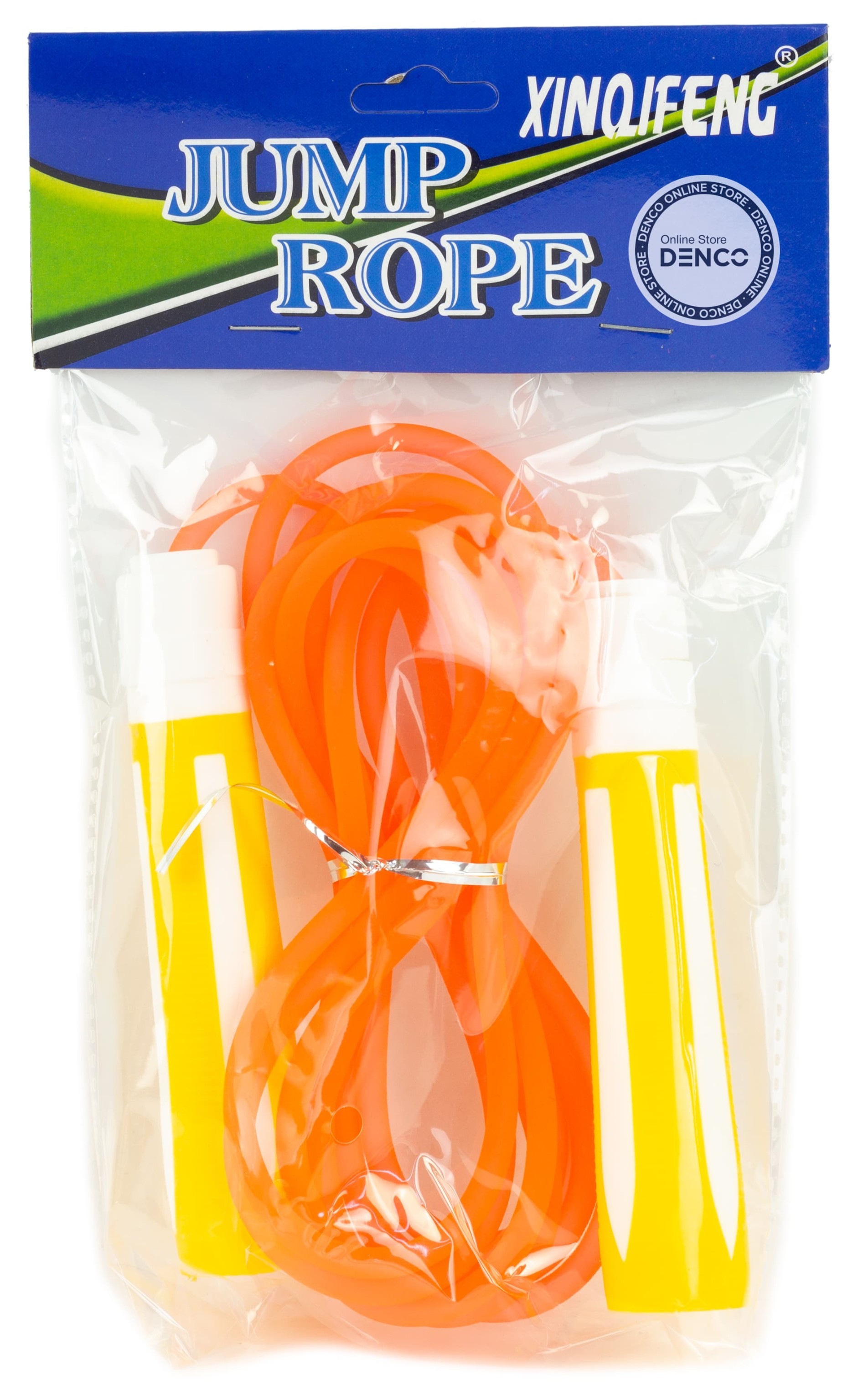 Скакалка-Прыгалка гимнастическая XinqiFeng «Jump Rope» E32656, 2,7 м. / Оранжевый