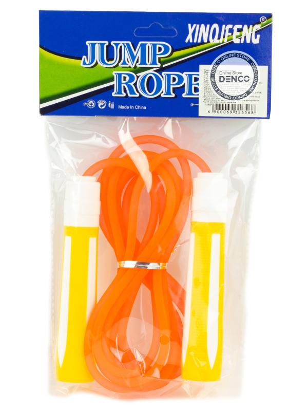 Скакалка-Прыгалка гимнастическая XinqiFeng «Jump Rope» E32656, 2,7 м. / Оранжевый