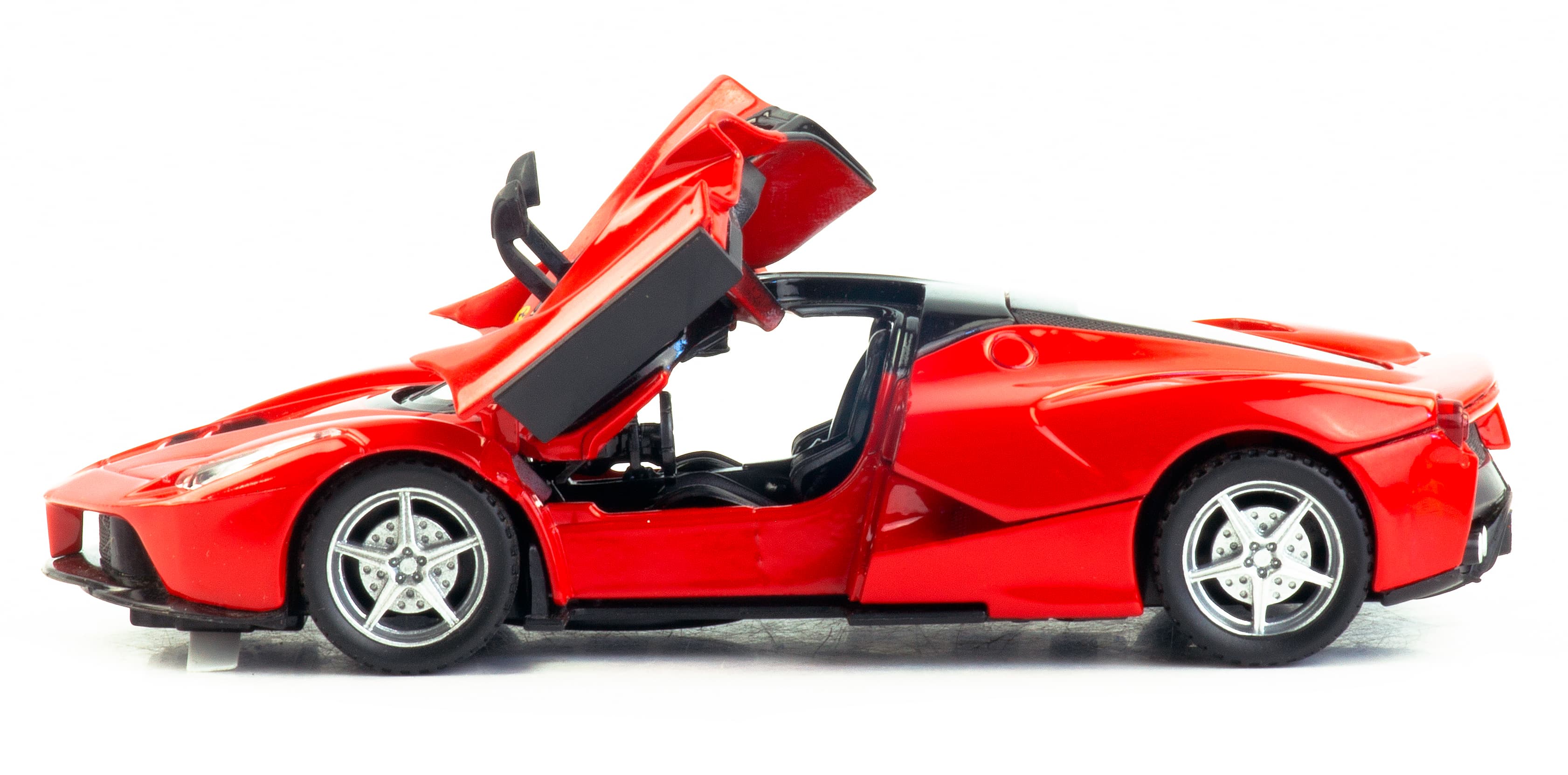 Металлическая машинка 1:32 «Ferrari LaFerrari» А32161, 15 см., инерционная, свет и звук / Микс