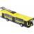 Металлический троллейбус Play Smart 1:72 «ЛиАЗ-5292» 16 см. 6547 Автопарк / Желтый