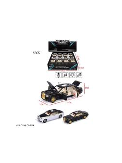 Металлическая машинка 1:24 «Rolls-Royce Phantom» А2403А, 21см., инерционная, свет и звук / Микс