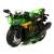 Металлический мотоцикл 1:12 «Racing Champion» А2040А, инерционный / Зеленый