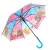 Зонтик детский «Котята» матовый, со свистком, 50 см., 47228 / Розово-голубой