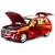 Металлическая машинка Che Zhi 1:24 «BMW X7» CZ115A, 20.5 см., свет и звук, инерционная / Красный