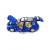 Металлическая машинка Che Zhi 1:24 «BMW X7» CZ115A, 20.5 см., свет и звук, инерционная / Синий