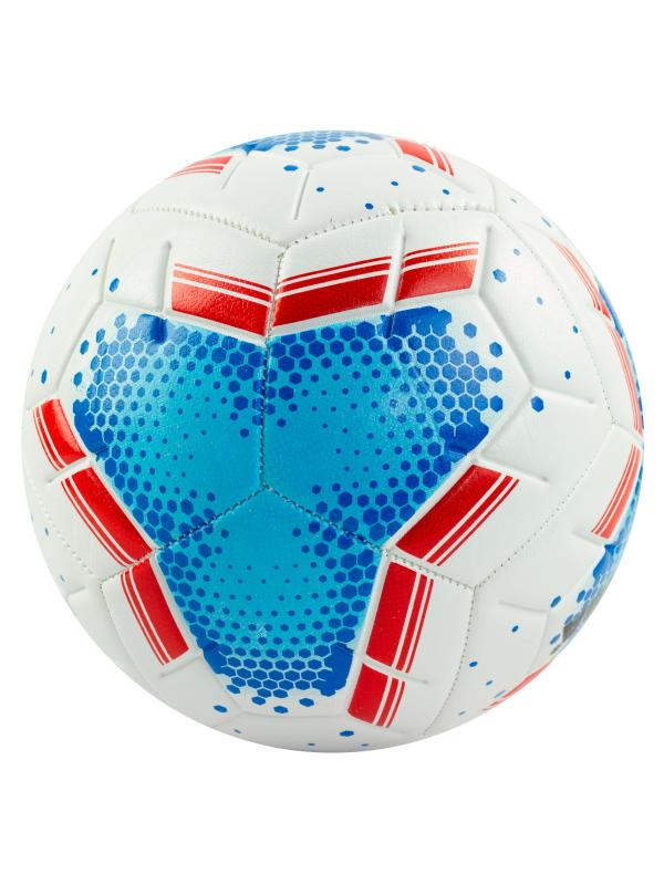 Футбольный мяч «Minsa» 47301, размер 5, 16 панелей / Бело-синий