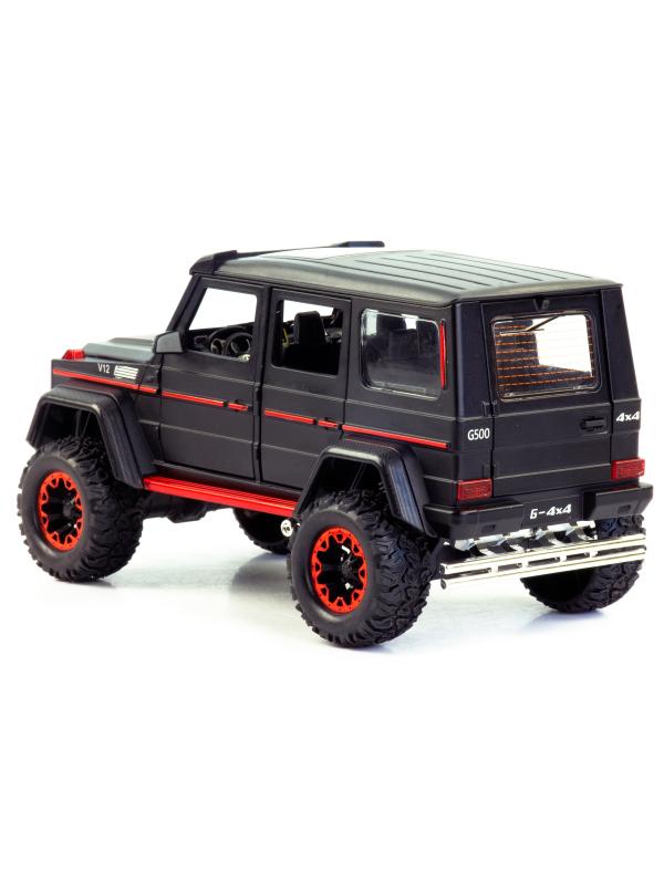 Металлическая машинка Che Zhi 1:24 «Mercedes-Benz G-class 4х4» CZ117A 21 см., инерционная, свет, звук / Микс