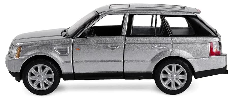 Металлическая машинка Kinsmart 1:38 «Range Rover Sport» KT5312D, инерционная / Серебристый