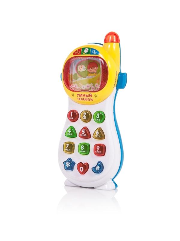 Развивающая игрушка Play Smart «Умный телефон» 7028 со светом и звуком / Белый