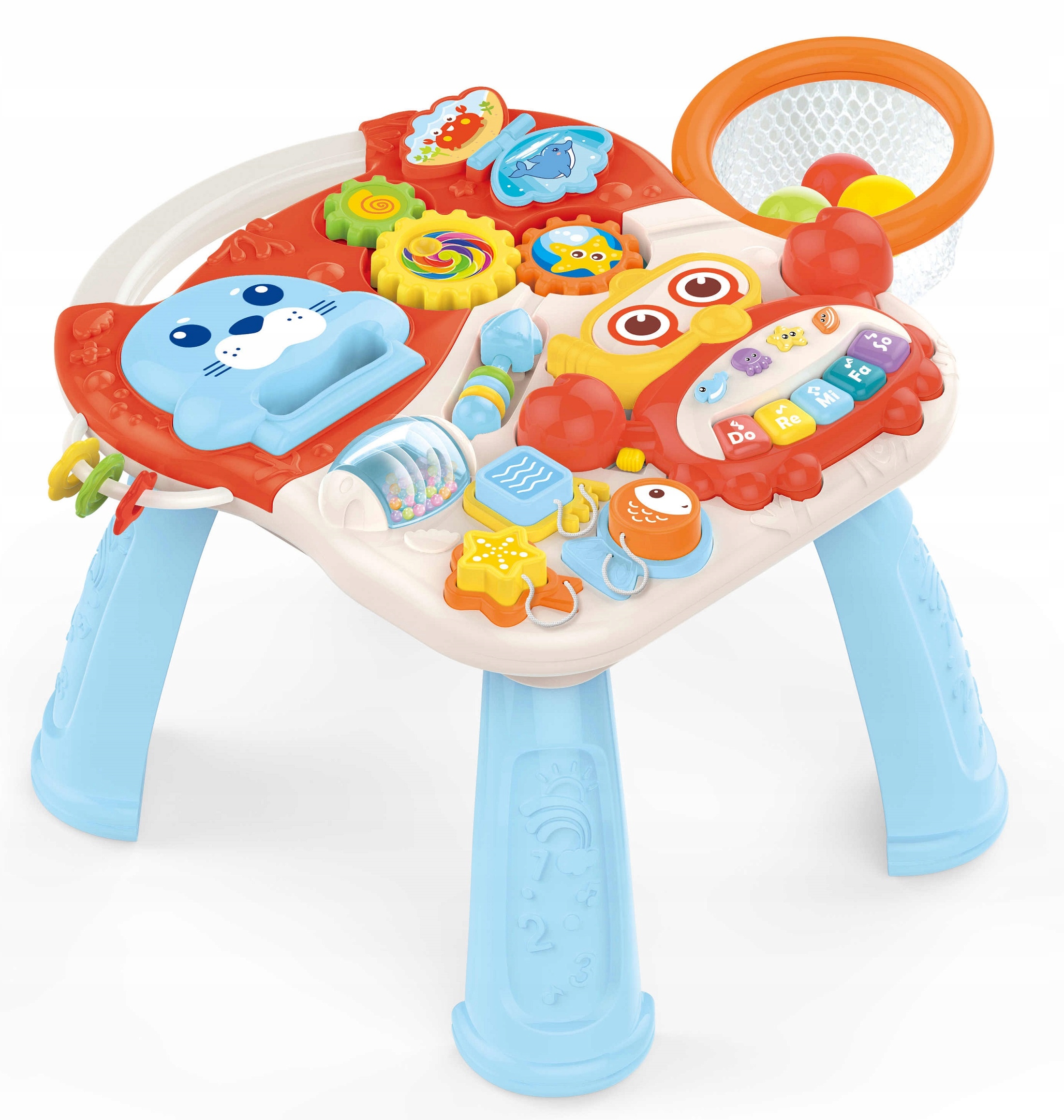 Детские ходунки-каталка Huanger 4 в 1 «Морские обитатели» 0827