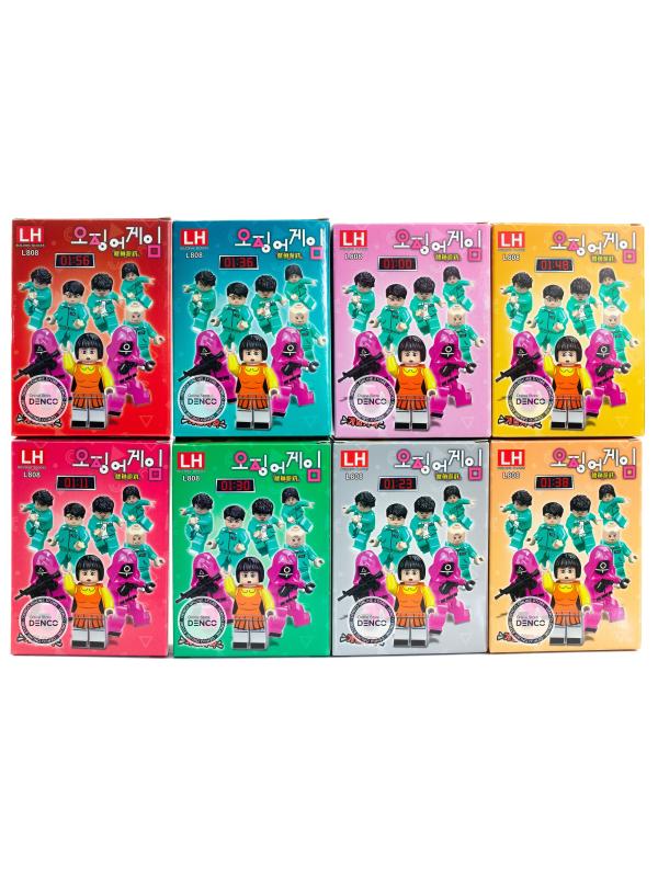 Набор минифигурок LH  «Игра в кальмара» L808 / 8 шт.