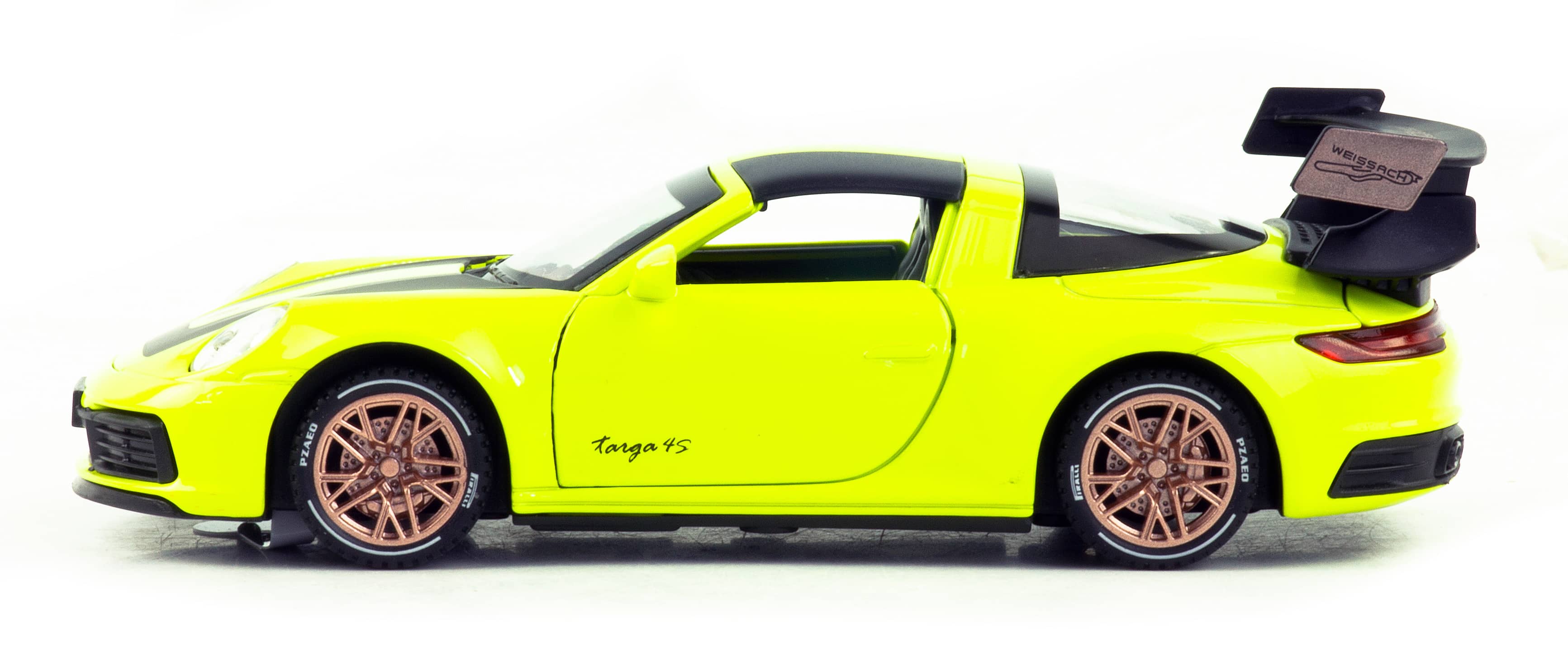 Металлическая машинка Newao Model 1:32 «Porsche 911 Targa 4S» XA3231B, свет, звук, инерционная / Микс