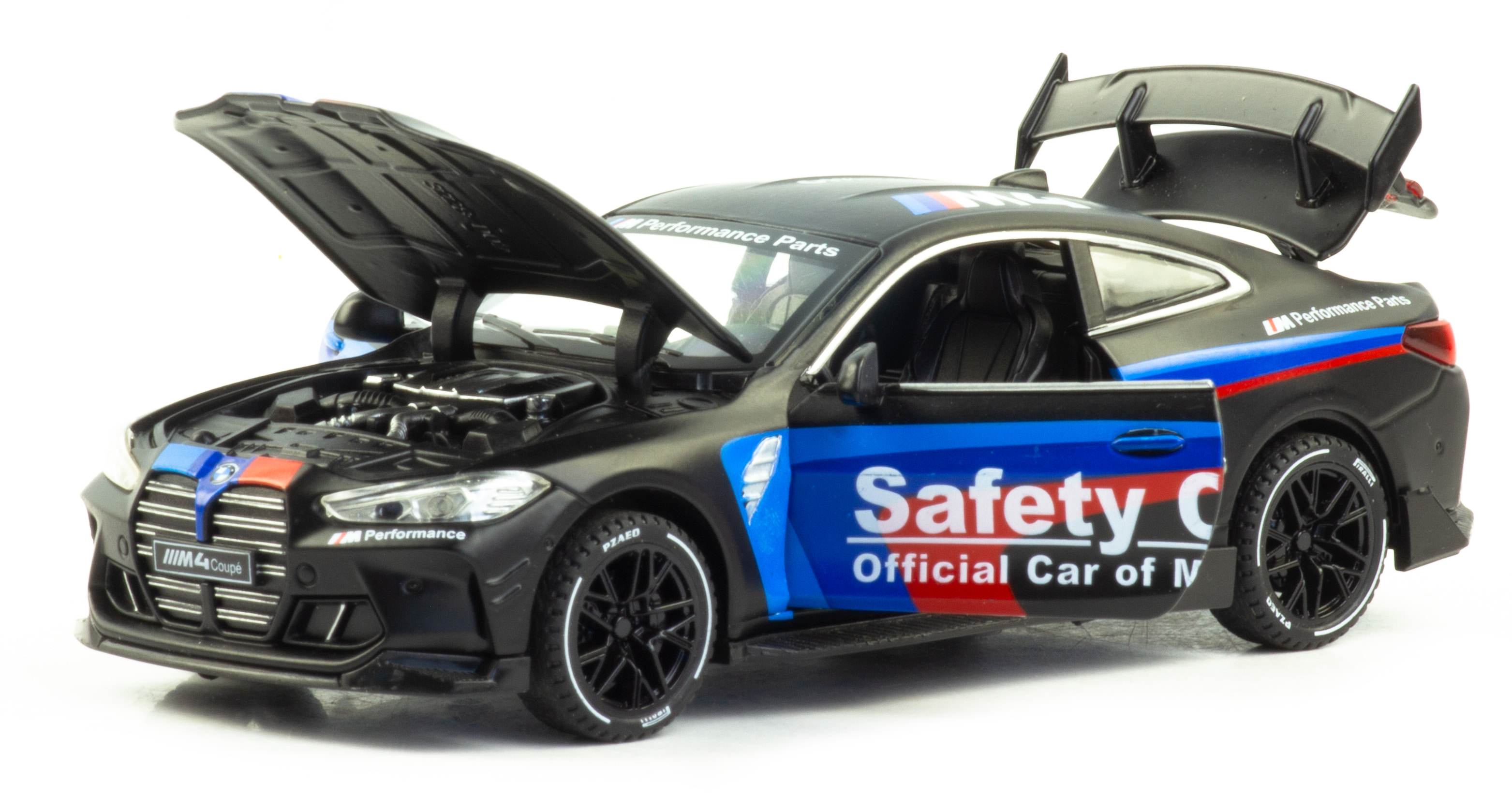 Металлическая машинка Newao Model 1:32 «BMW M4» XA3235B, 15 см. инерционная, свет, звук / Микс