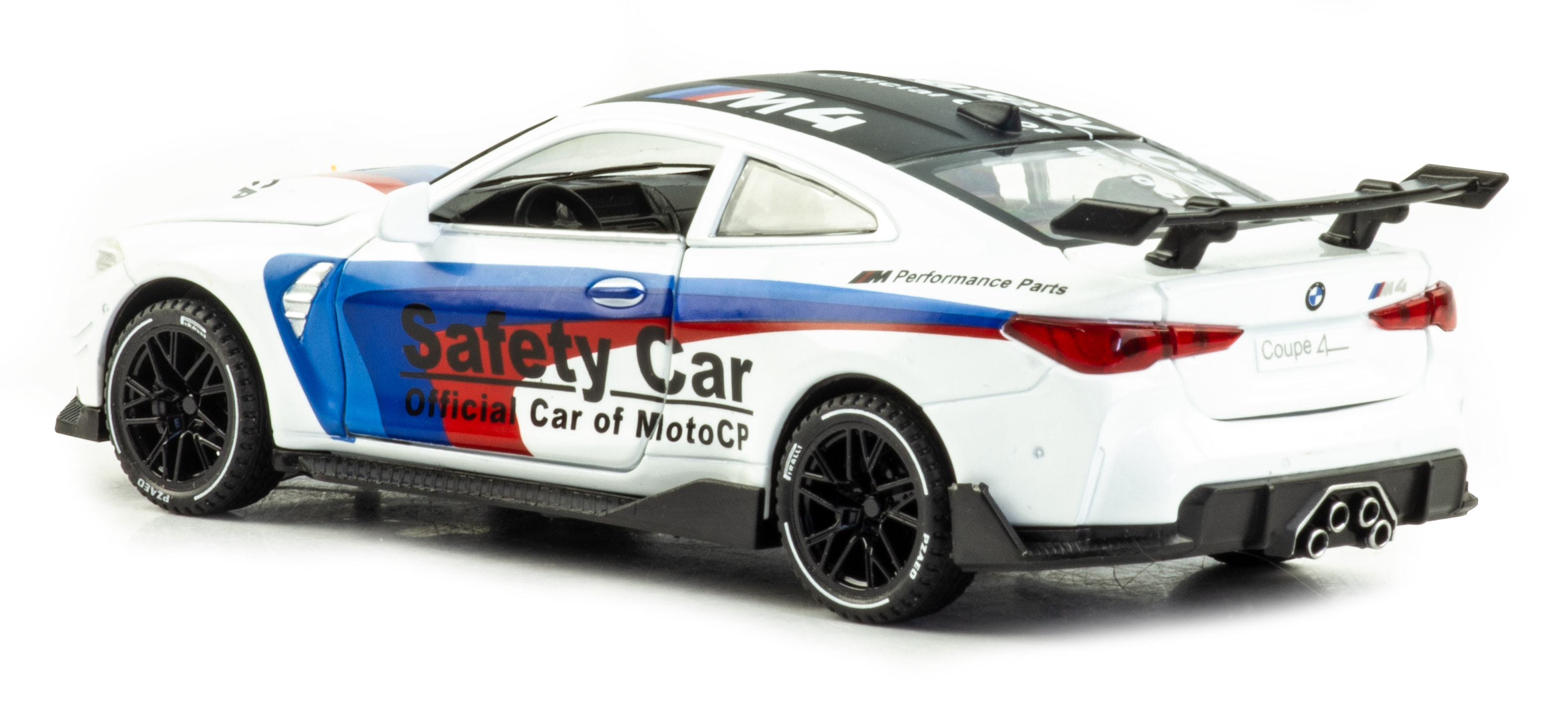 Металлическая машинка Newao Model 1:32 «BMW M4» XA3235B, 15 см. инерционная, свет, звук / Микс