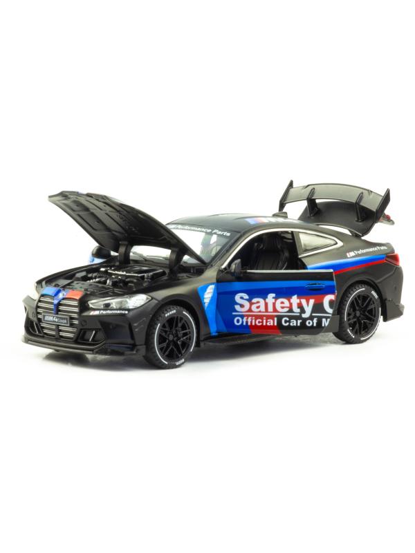 Металлическая машинка Newao Model 1:32 «BMW M4» XA3235B, 15 см. инерционная, свет, звук / Микс
