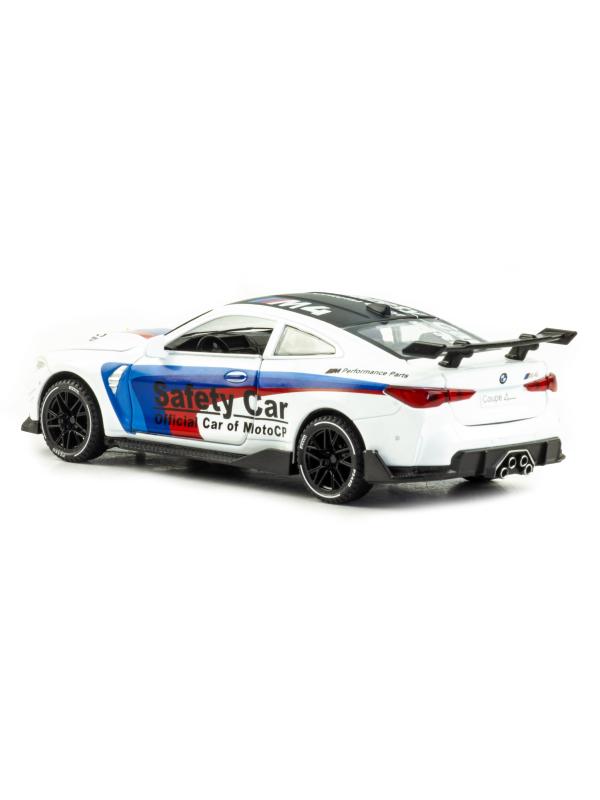 Металлическая машинка Newao Model 1:32 «BMW M4» XA3235B, 15 см. инерционная, свет, звук / Микс