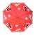 Зонтик детский «Божья Коровка» со свистком, полуавтомат, 80 см., 47233 / Красный