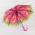 Зонтик детский «Яркие краски» со свистком, полуавтомат, 80 см., 47233 / Розовый
