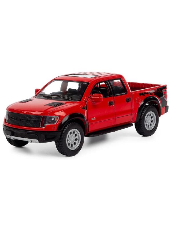 Металлическая машинка Kinsmart 1:46 «2013 Ford F-150 SVT Raptor SuperCrew» KT5365W инерционная в коробке / Микс