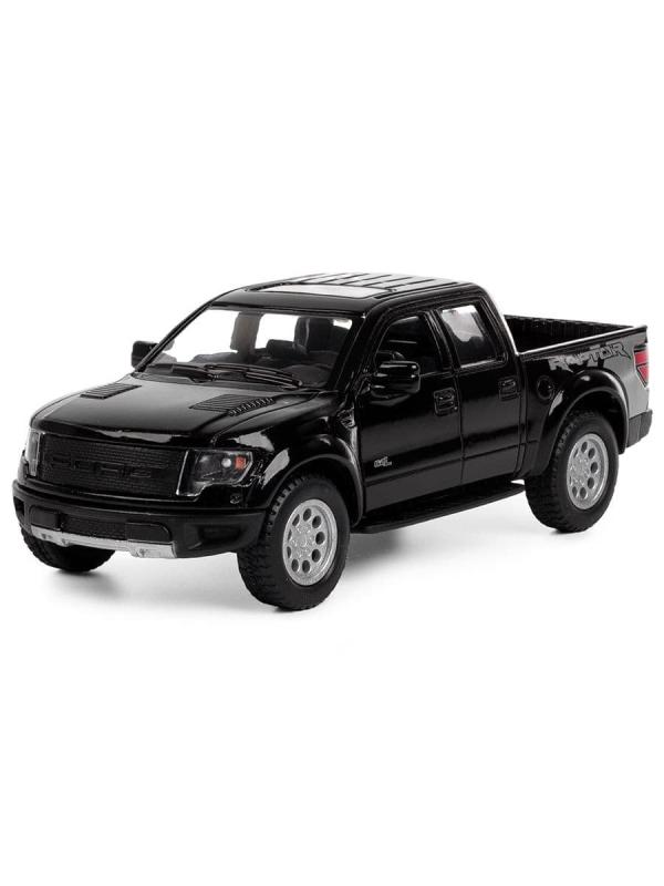 Металлическая машинка Kinsmart 1:46 «2013 Ford F-150 SVT Raptor SuperCrew» KT5365W инерционная в коробке / Микс