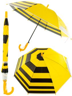 Зонтик детский «Насекомые» матовый, со свистком, 66 см. 47232 / Желтый