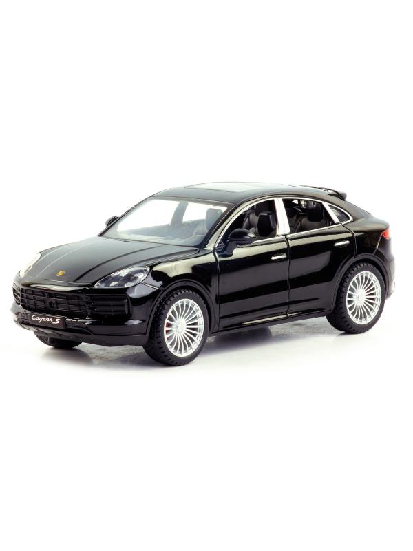 Металлическая машинка XHD 1:24 «Porsche Cayenne Turbo S» 2402 инерционная, свет, звук / Микс