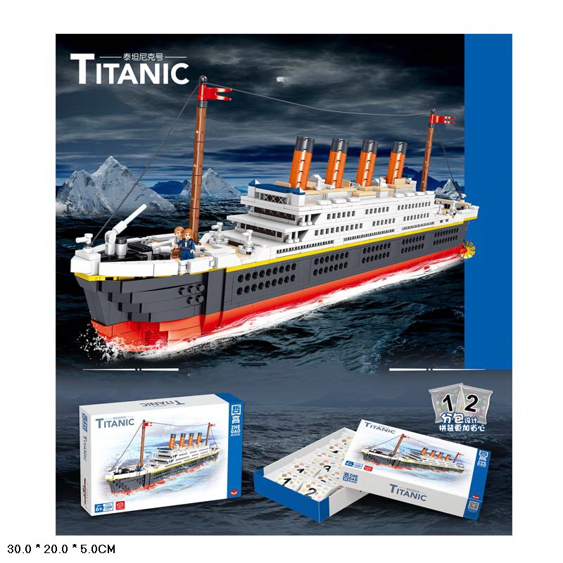 Конструктор Zhe Gao «Titanic» 01010 / 1288 деталей