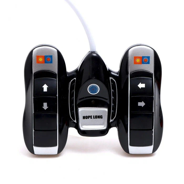 Радиоуправляемая трюковая машинка - перевертыш «Ultimate Stunt Car» 999G-52CS, колеса светятся, музыка, вращение 360, на пульте управления / Оранжевый