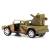 Машинка металлическая 1:32 «Военный Hummer H1 UN» 921-1, 12 см. Land Fighter, инерционная, свет, звук / Зеленый