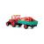 Машинка пластиковая «Трактор сельскохозяйственным с прицепом (Перец)» 0488-43-44, 27 см., инерционная / Красный