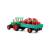 Машинка пластиковая «Трактор сельскохозяйственным с прицепом (Помидоры)» 0488-43-44, 27 см., инерционная / Зеленый