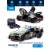 Металлическая машинка Che Zhi 1:24 «Chevrolet Camaro: Служебная» CZ126J, инерционная, свет, звук / Черный