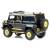 Металлическая машинка XLG 1:24 «Mercedes-Benz Unimog U 5000» 20,5 см. M929Q инерционная, свет, звук / Черно-золотой