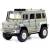 Металлическая машинка XLG 1:24 «Mercedes-Benz Unimog U 5000» 20,5 см. M929Q инерционная, свет, звук / Серебристый