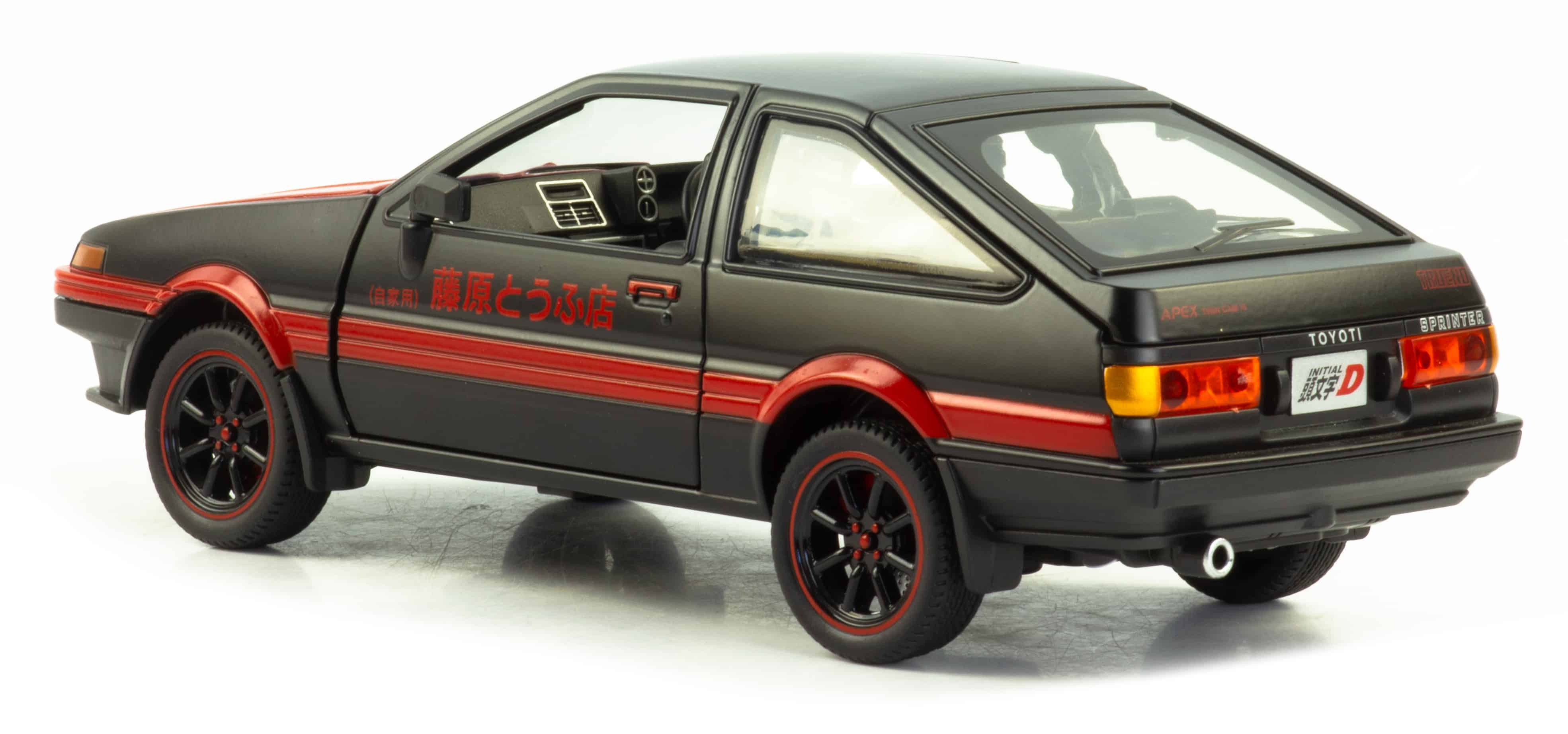 Металлическая машинка XHD 1:24 «Toyota Sprinter Trueno AE86» 2404, 15 см. инерционная, свет, звук / Микс