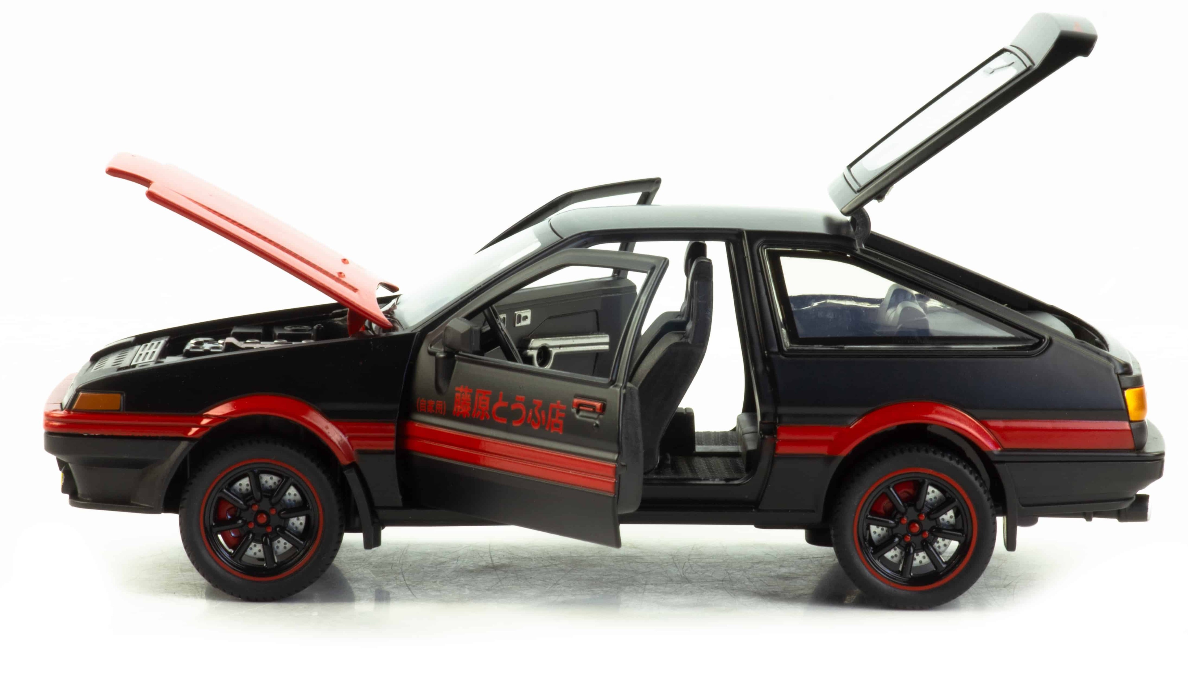 Металлическая машинка XHD 1:24 «Toyota Sprinter Trueno AE86» 2404, 15 см. инерционная, свет, звук / Микс