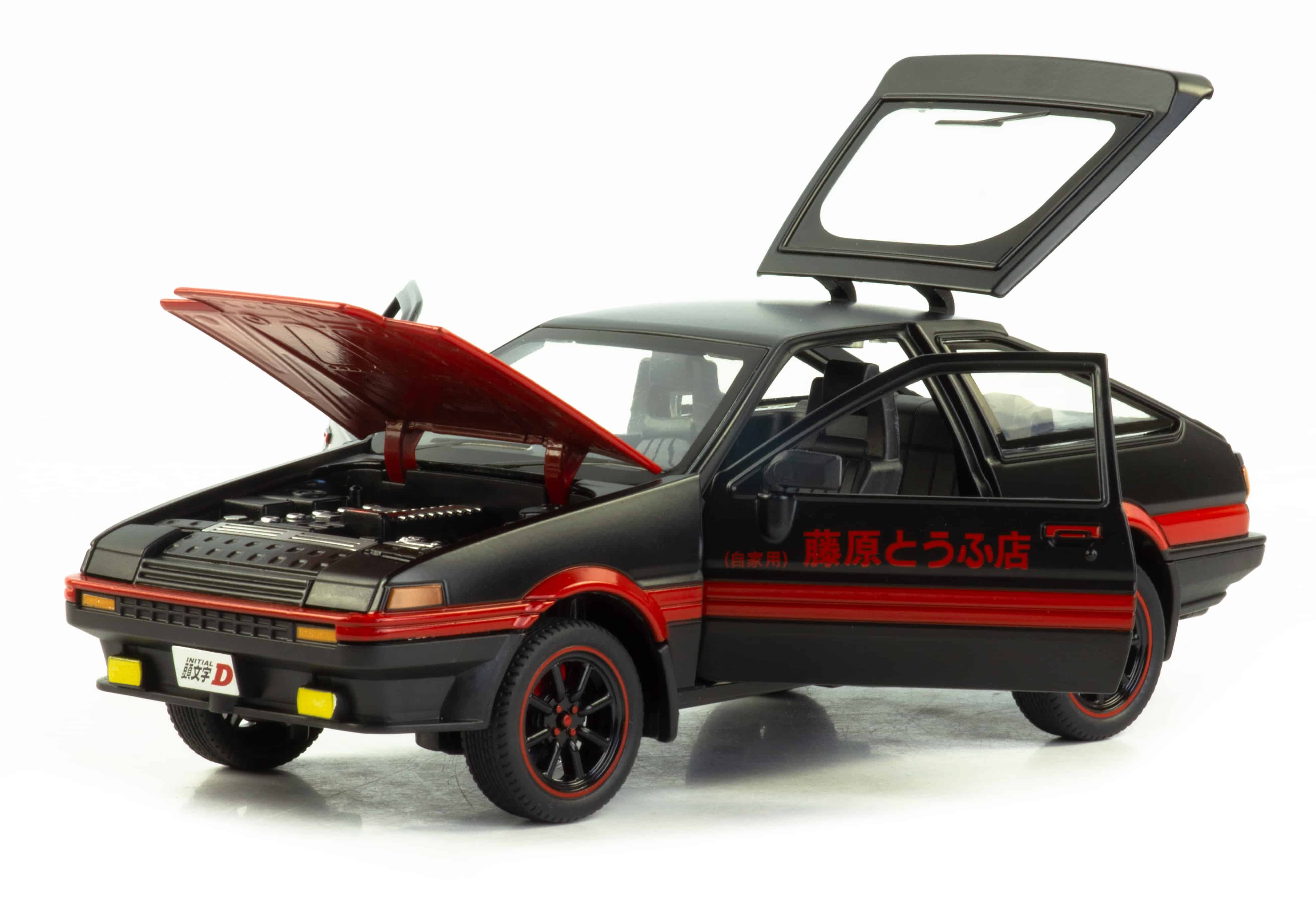 Металлическая машинка XHD 1:24 «Toyota Sprinter Trueno AE86» 2404, 15 см. инерционная, свет, звук / Микс