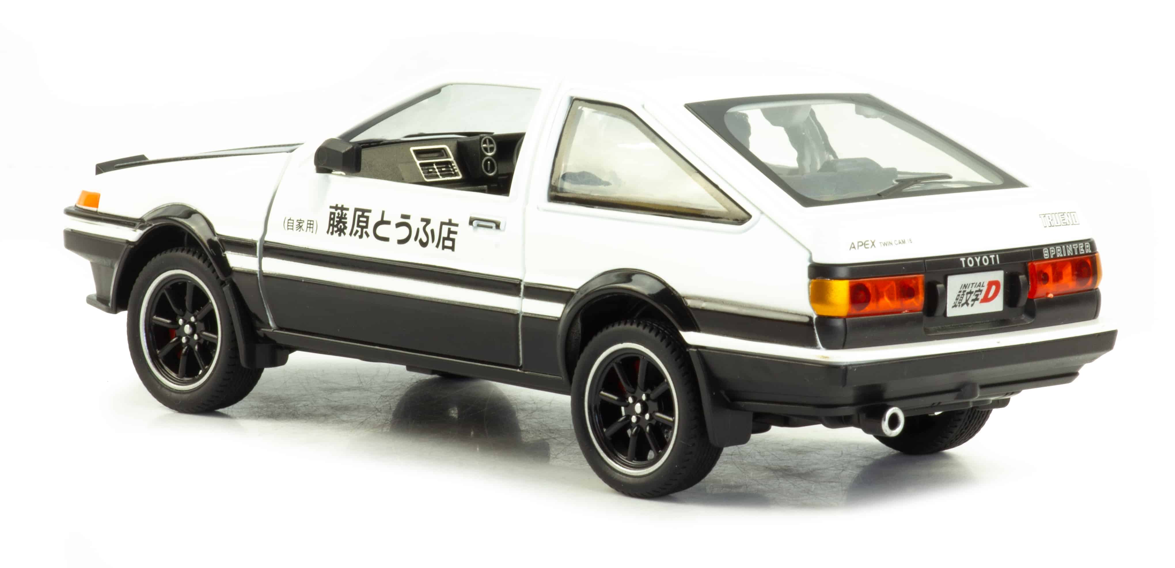 Металлическая машинка XHD 1:24 «Toyota Sprinter Trueno AE86» 2404, 15 см. инерционная, свет, звук / Микс