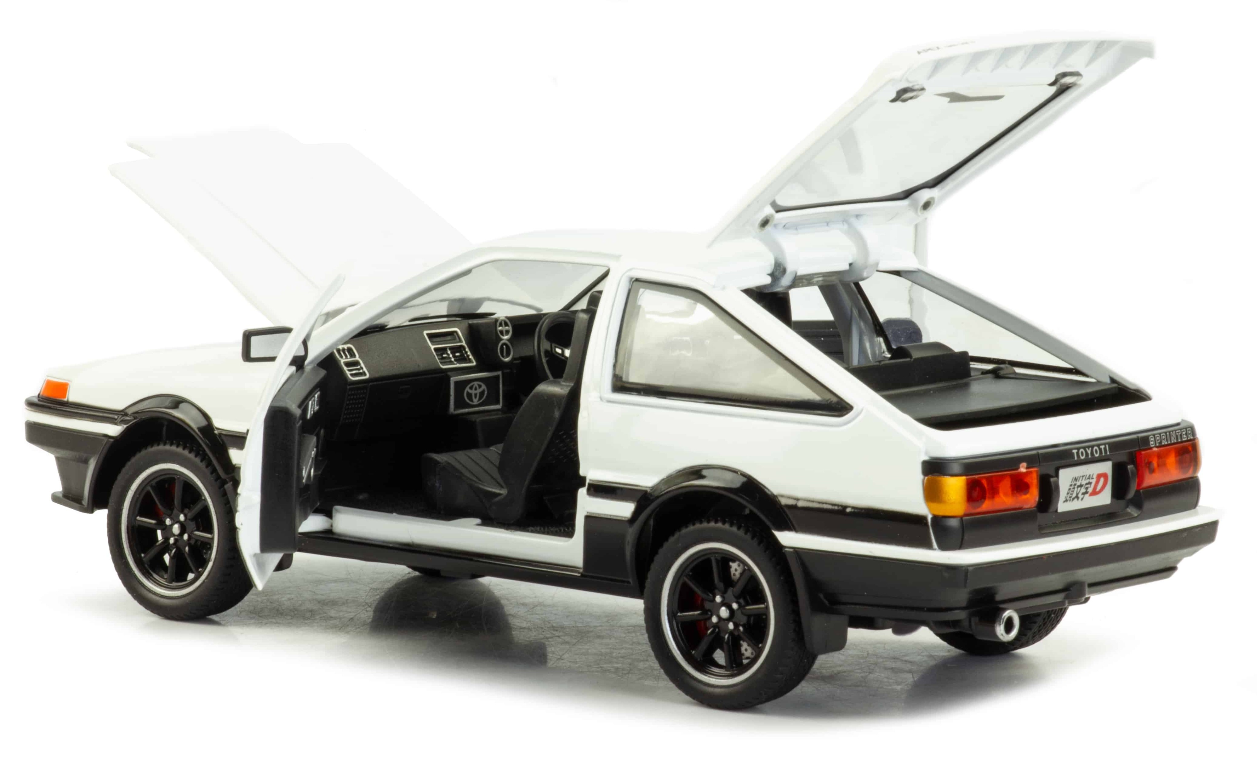 Металлическая машинка XHD 1:24 «Toyota Sprinter Trueno AE86» 2404, 15 см. инерционная, свет, звук / Микс