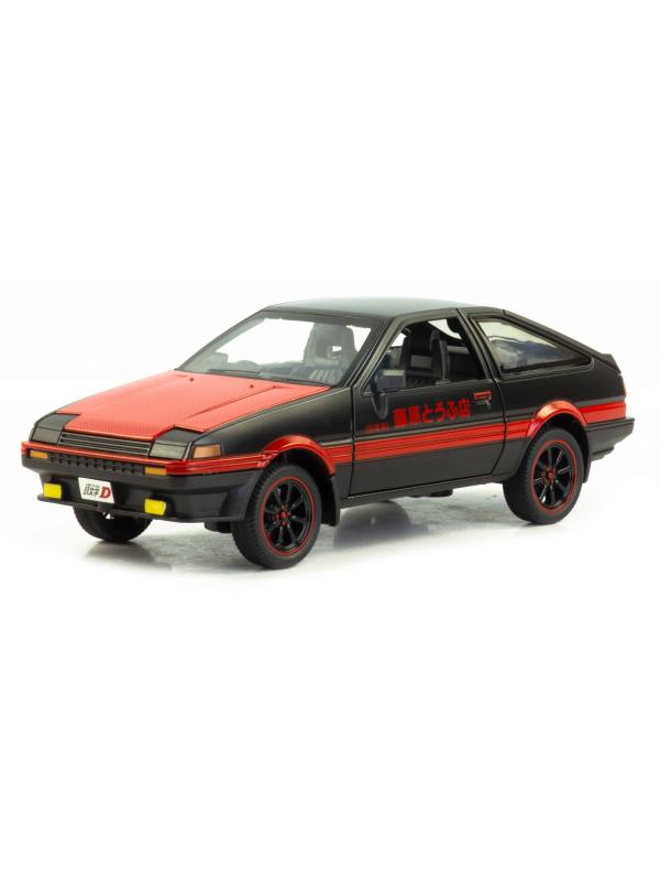 Металлическая машинка XHD 1:24 «Toyota Sprinter Trueno AE86» 2404, 15 см. инерционная, свет, звук / Микс